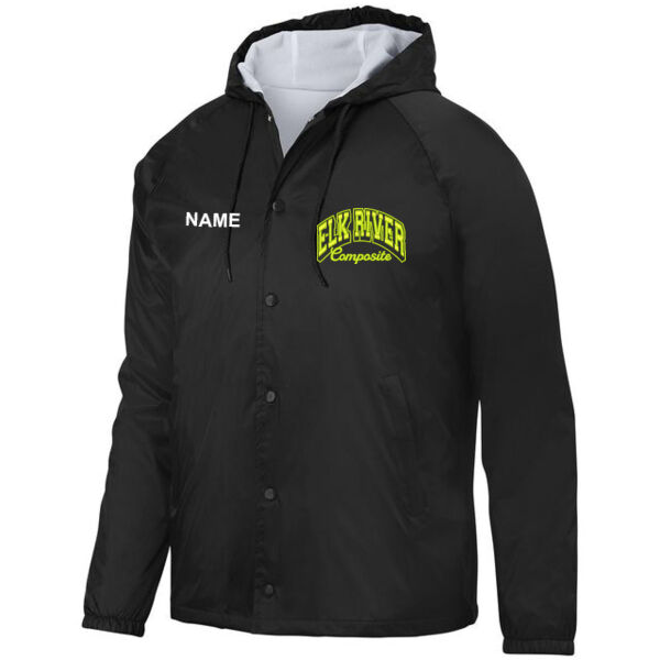 Hooded Coach's Jacket - Embroidered Logo ** Add Name for $5! ** Hooded Coach's Jacket - Embroidered Logo ** Add Name for $5! ** Thumbnail