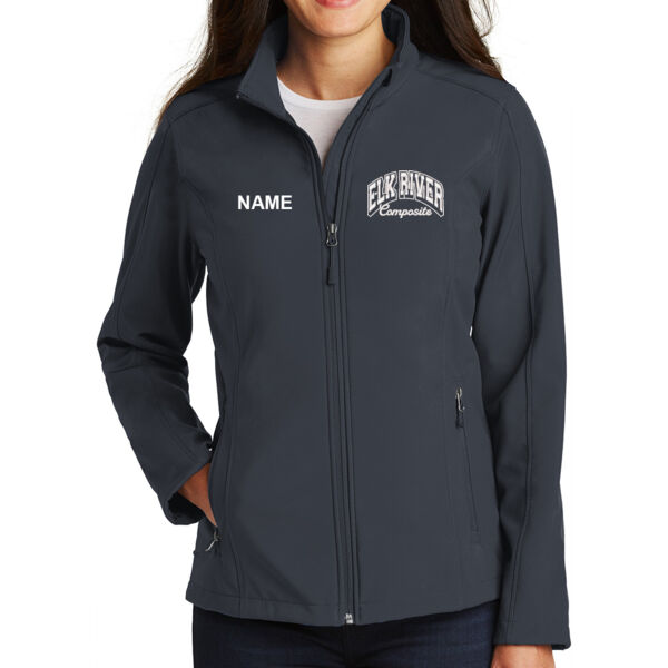 Port Authority® Ladies Core Soft Shell Jacket - Embroidered Logo ** Add Name for $5! ** Port Authority® Ladies Core Soft Shell Jacket - Embroidered Logo ** Add Name for $5! ** Thumbnail