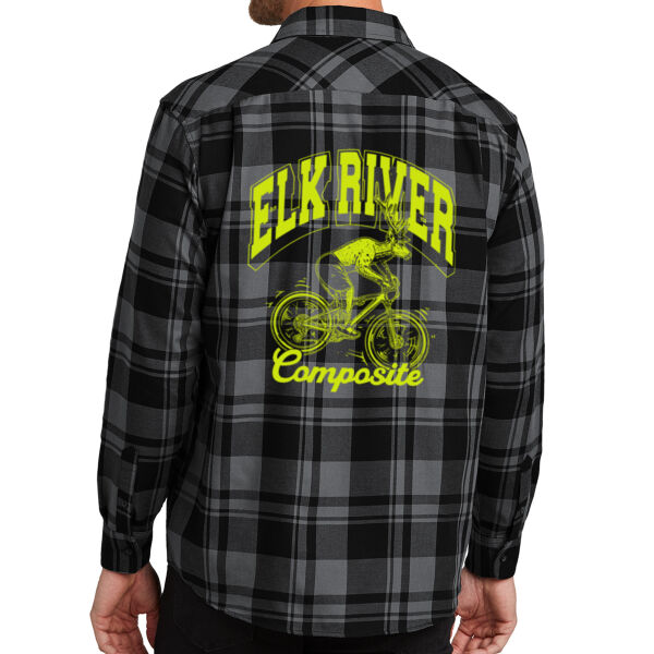 Port Authority® Plaid Flannel Shirt - Printed Logo Port Authority® Plaid Flannel Shirt - Printed Logo Thumbnail
