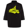 Ten Pearl Button Black Chef Coat Thumbnail