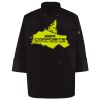 Ten Pearl Button Black Chef Coat Thumbnail