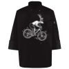 Ten Pearl Button Black Chef Coat Thumbnail